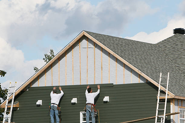 Professional Siding Installation technician working in Newtown, OH